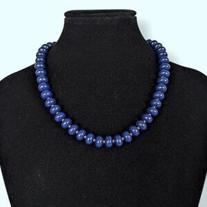 (2/$20) Vintage Blue Beaded Necklace